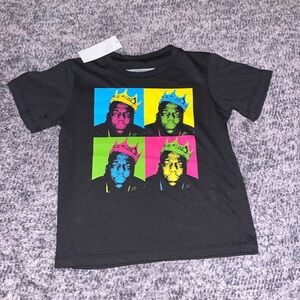 Notorious BIG Toddler Graphic Colorful Graphic T-Shirt 4T NWT